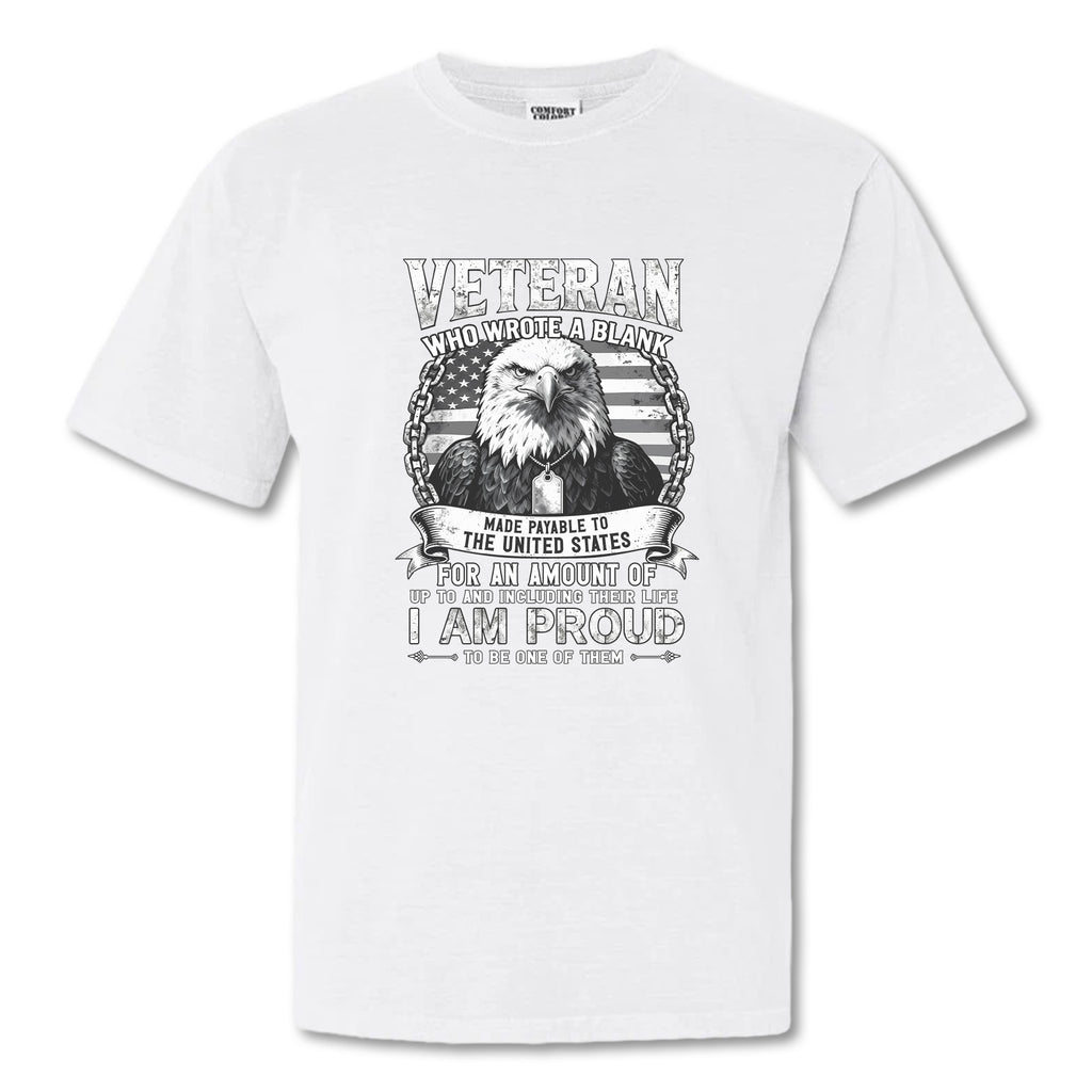 Proud to Be a Veteran Comfort Colors T-Shirt