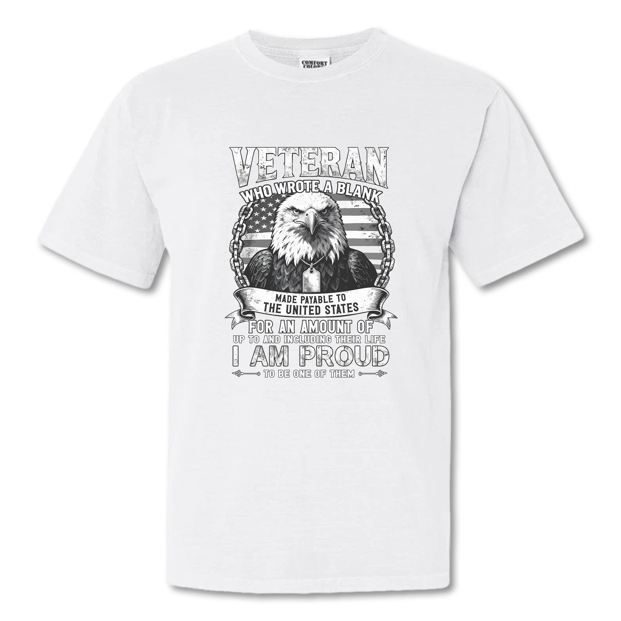 Proud to Be a Veteran Comfort Colors T-Shirt