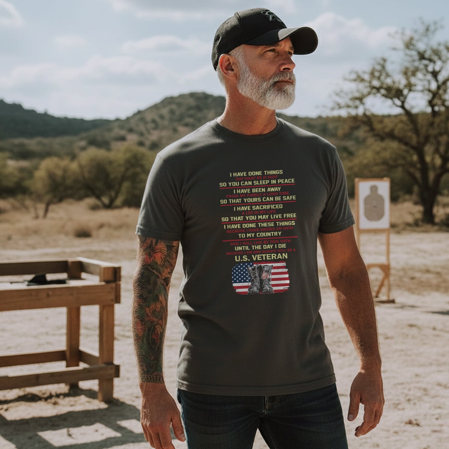 I Am and Always Will Be a U.S. Veteran T-Shirt