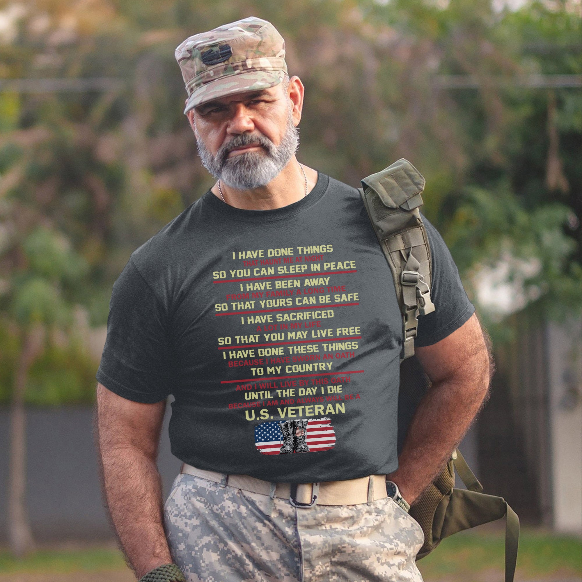 I Am and Always Will Be a U.S. Veteran T-Shirt