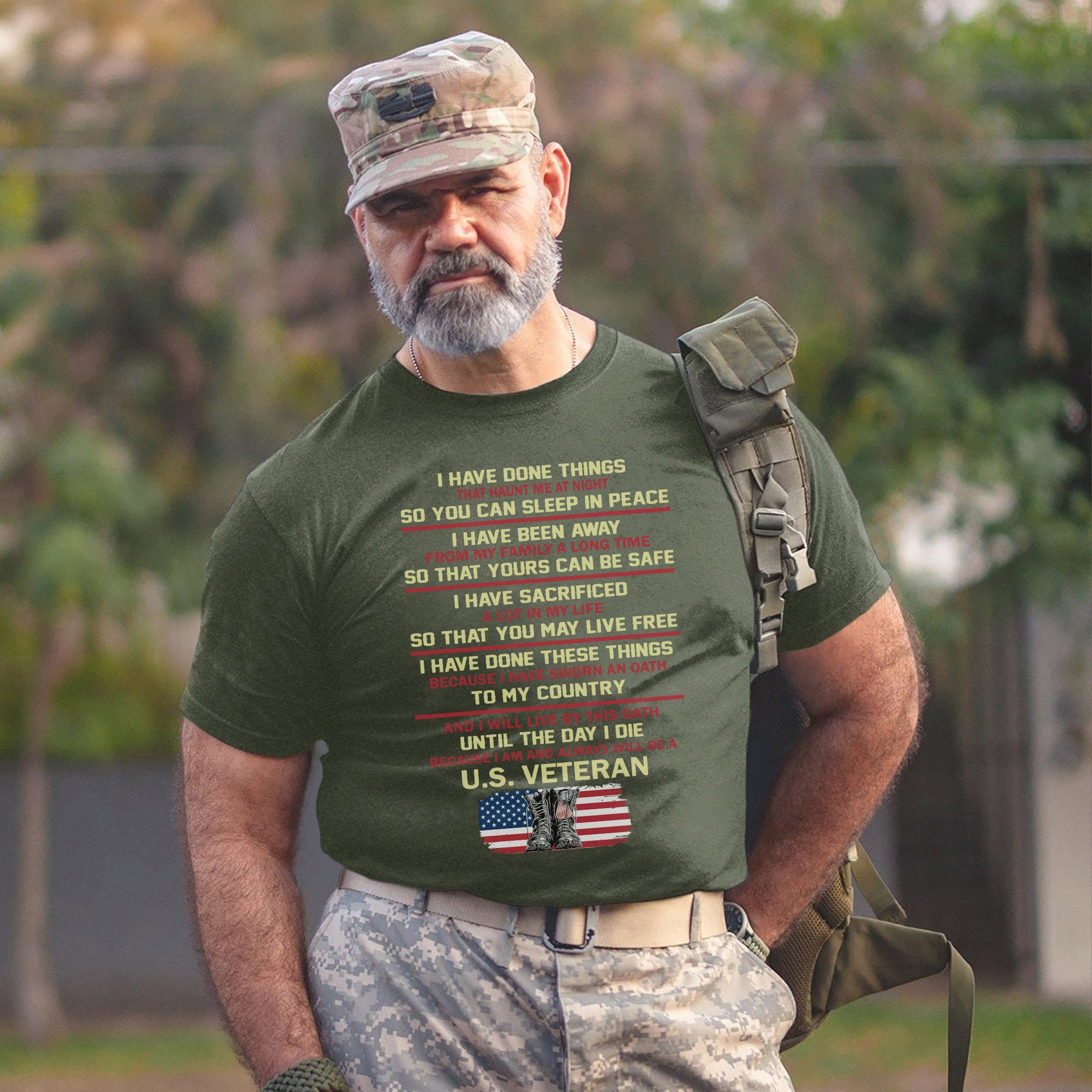 I Am and Always Will Be a U.S. Veteran T-Shirt
