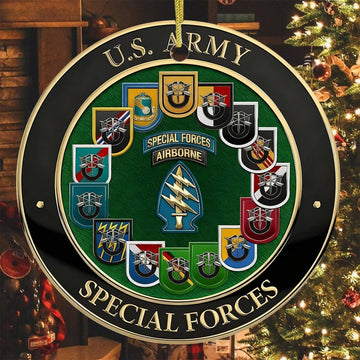 US Army Special Forces Veteran Ornament