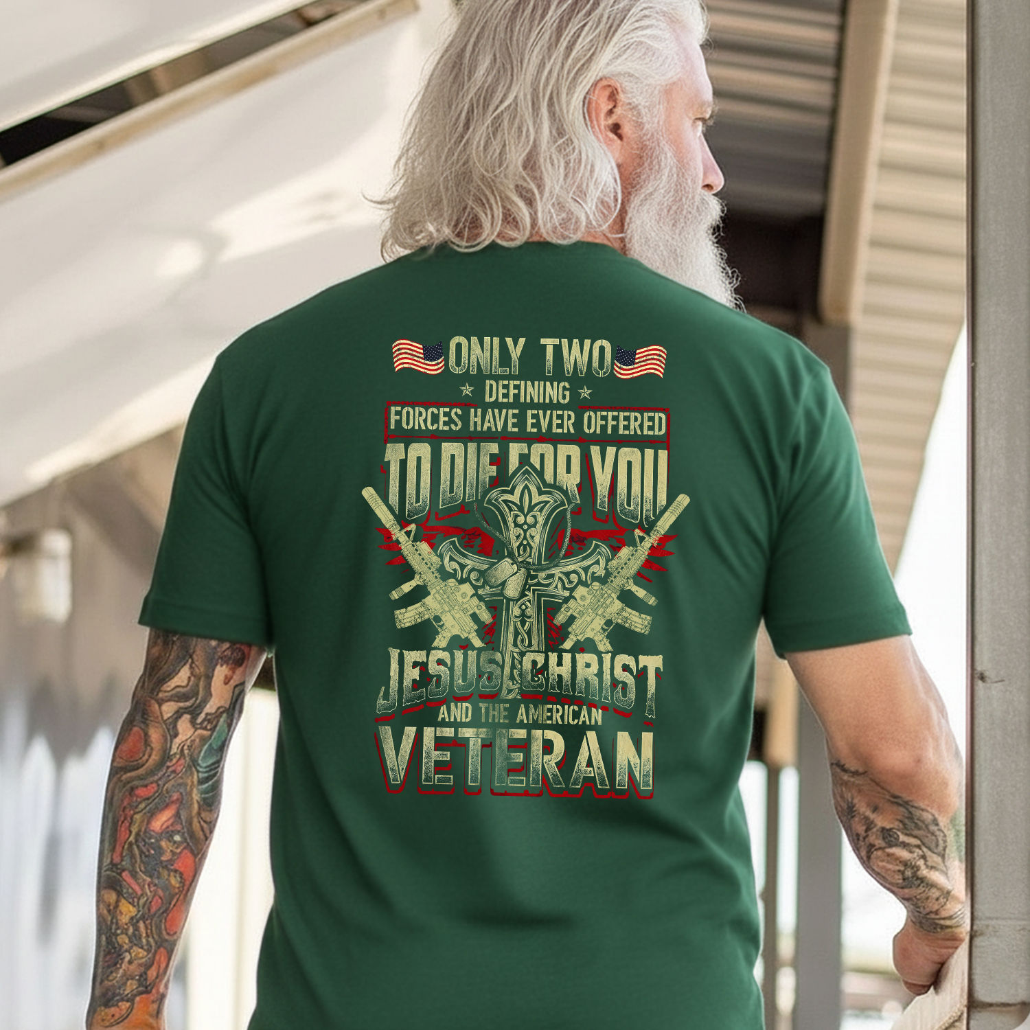 Only Two Forces Die for You Jesus Christ T-Shirt