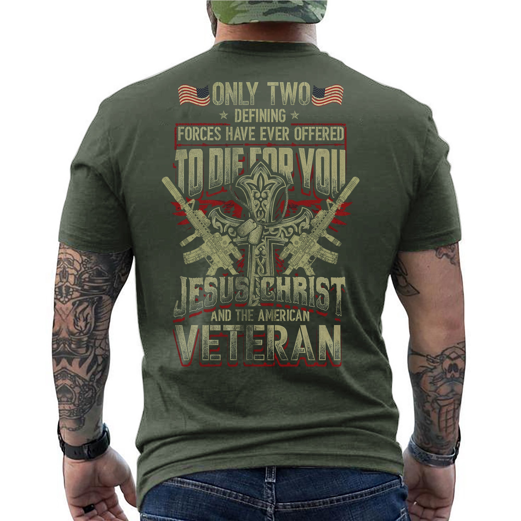 Only Two Forces Die for You Jesus Christ T-Shirt
