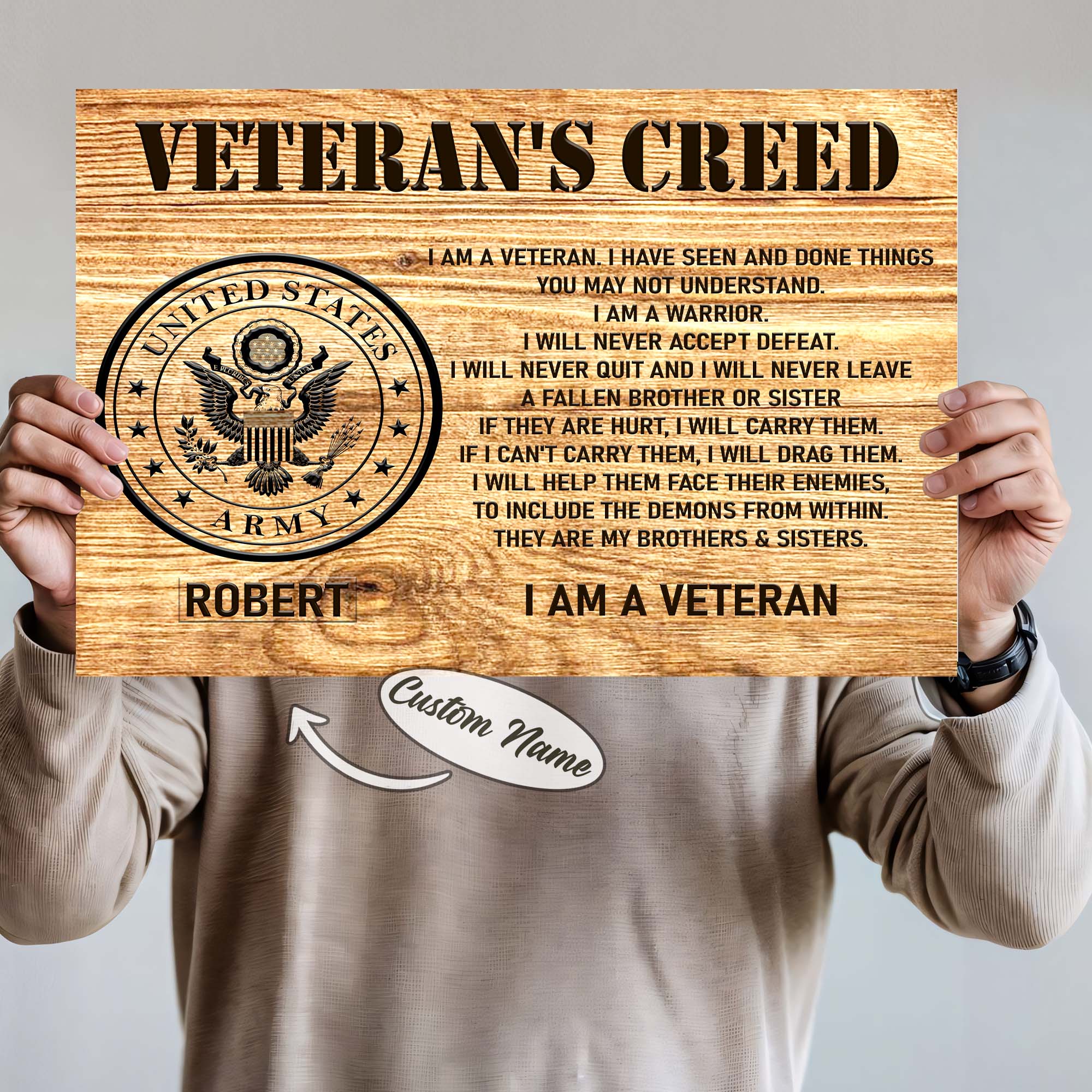 US Veteran Pride Canvas