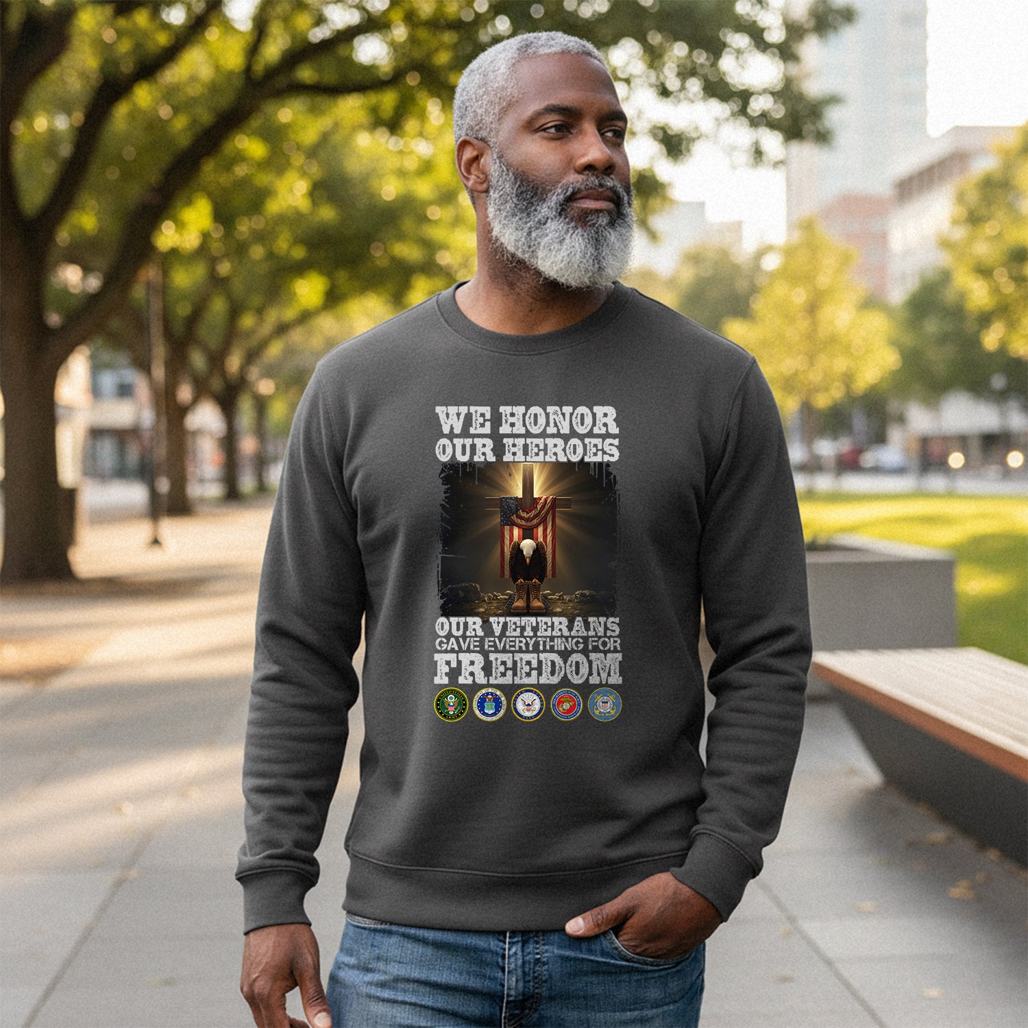 We Honor Our Heroes Our Veterans Gave Sweatshirt