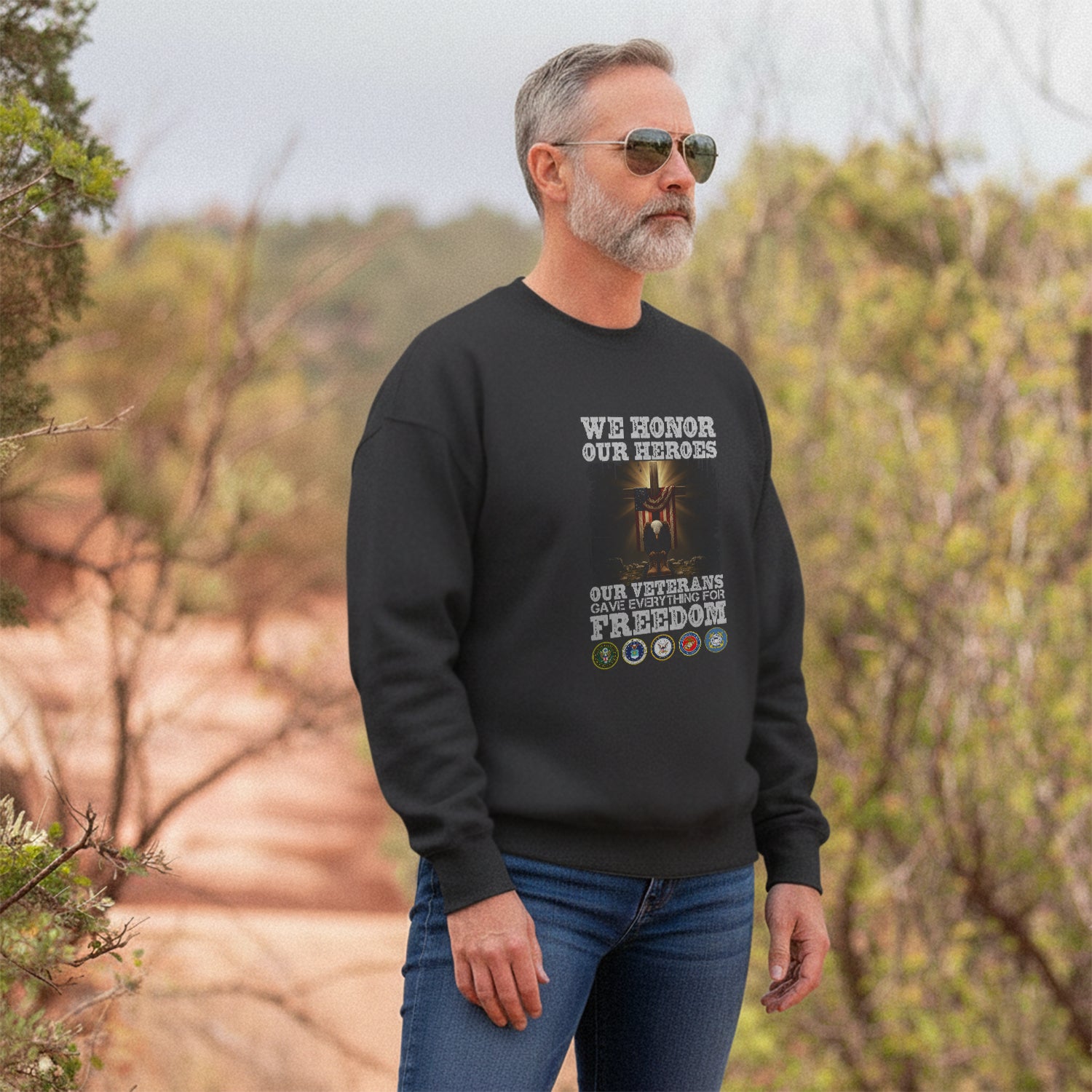 We Honor Our Heroes Our Veterans Gave Sweatshirt