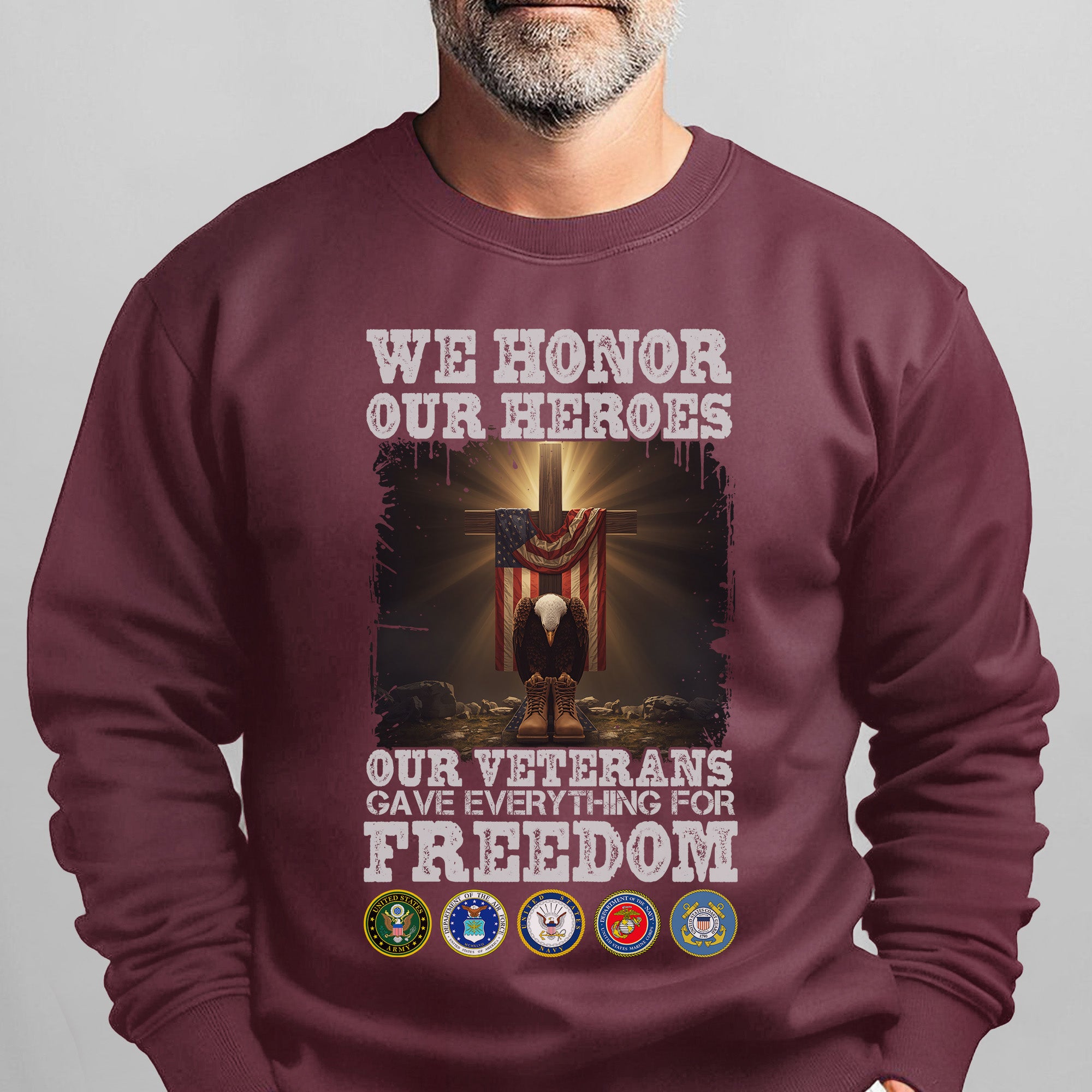 We Honor Our Heroes Our Veterans Gave Sweatshirt