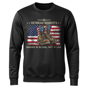Veteran Benefits Earned in Blood Not in Sweatshirt