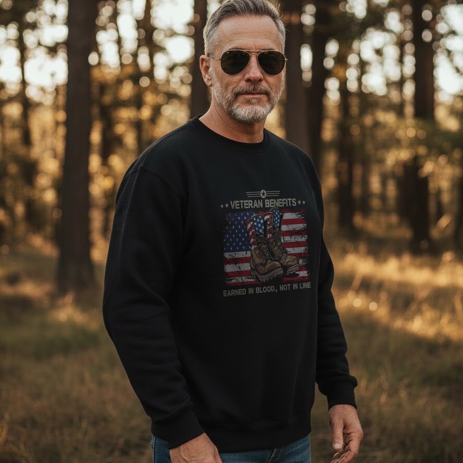 Veteran Benefits Earned in Blood Not in Sweatshirt