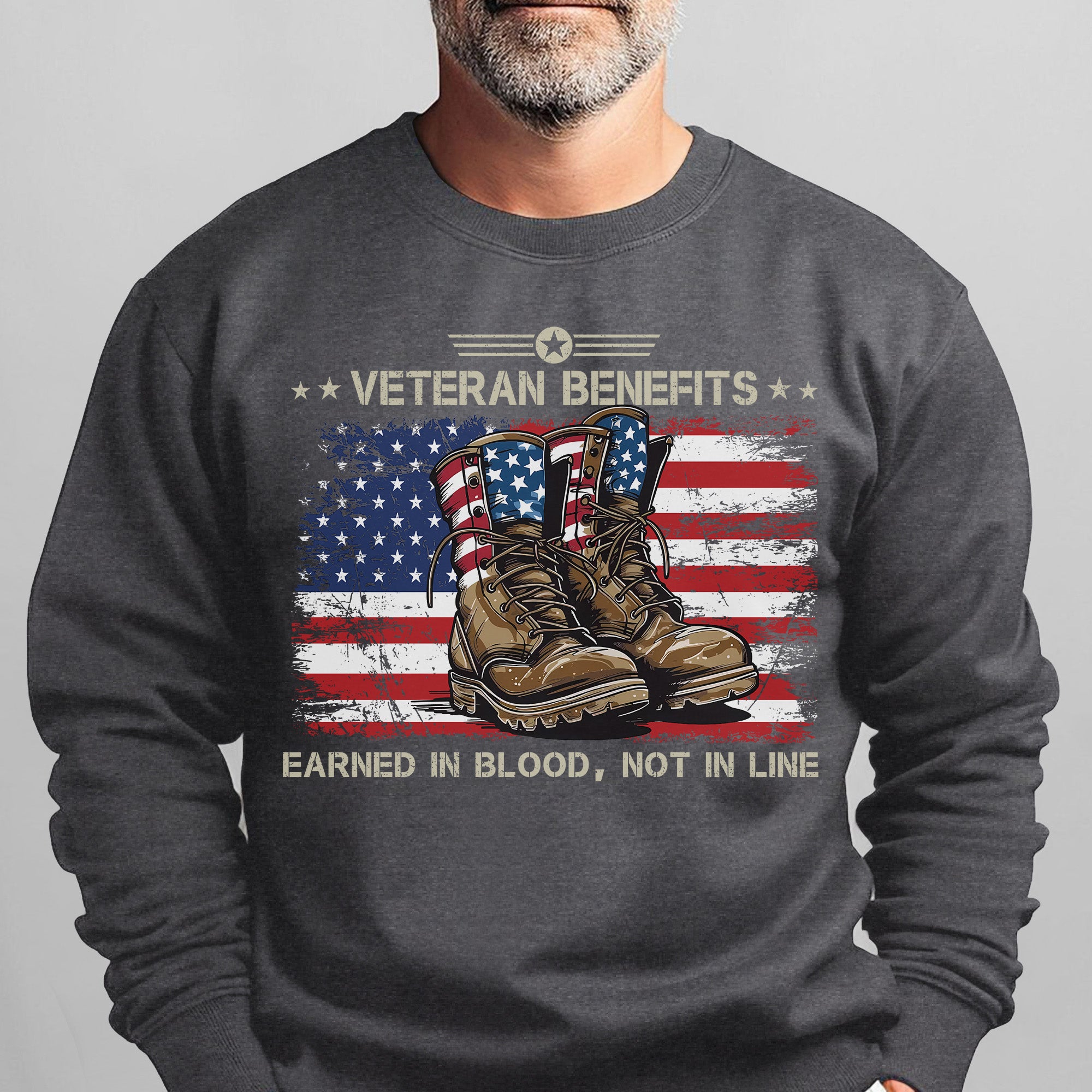 Veteran Benefits Earned in Blood Not in Sweatshirt