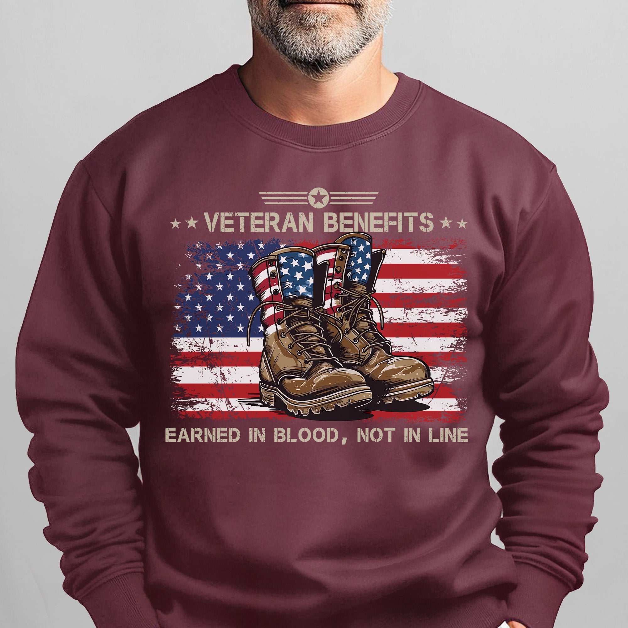 Veteran Benefits Earned in Blood Not in Sweatshirt