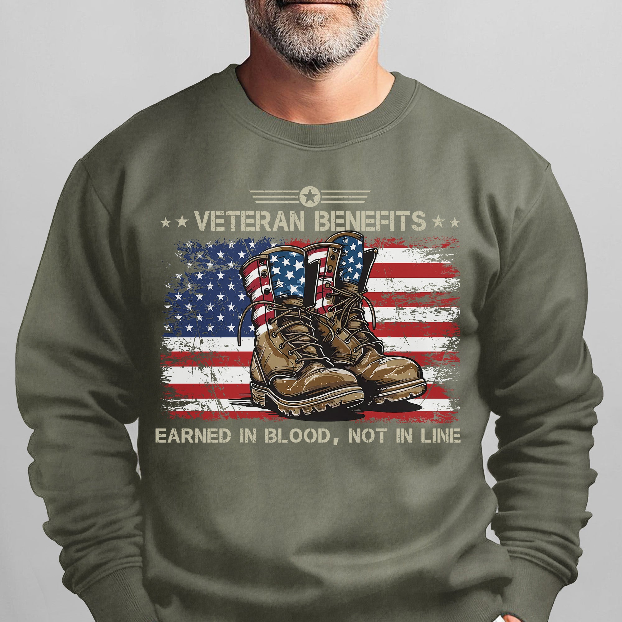 Veteran Benefits Earned in Blood Not in Sweatshirt