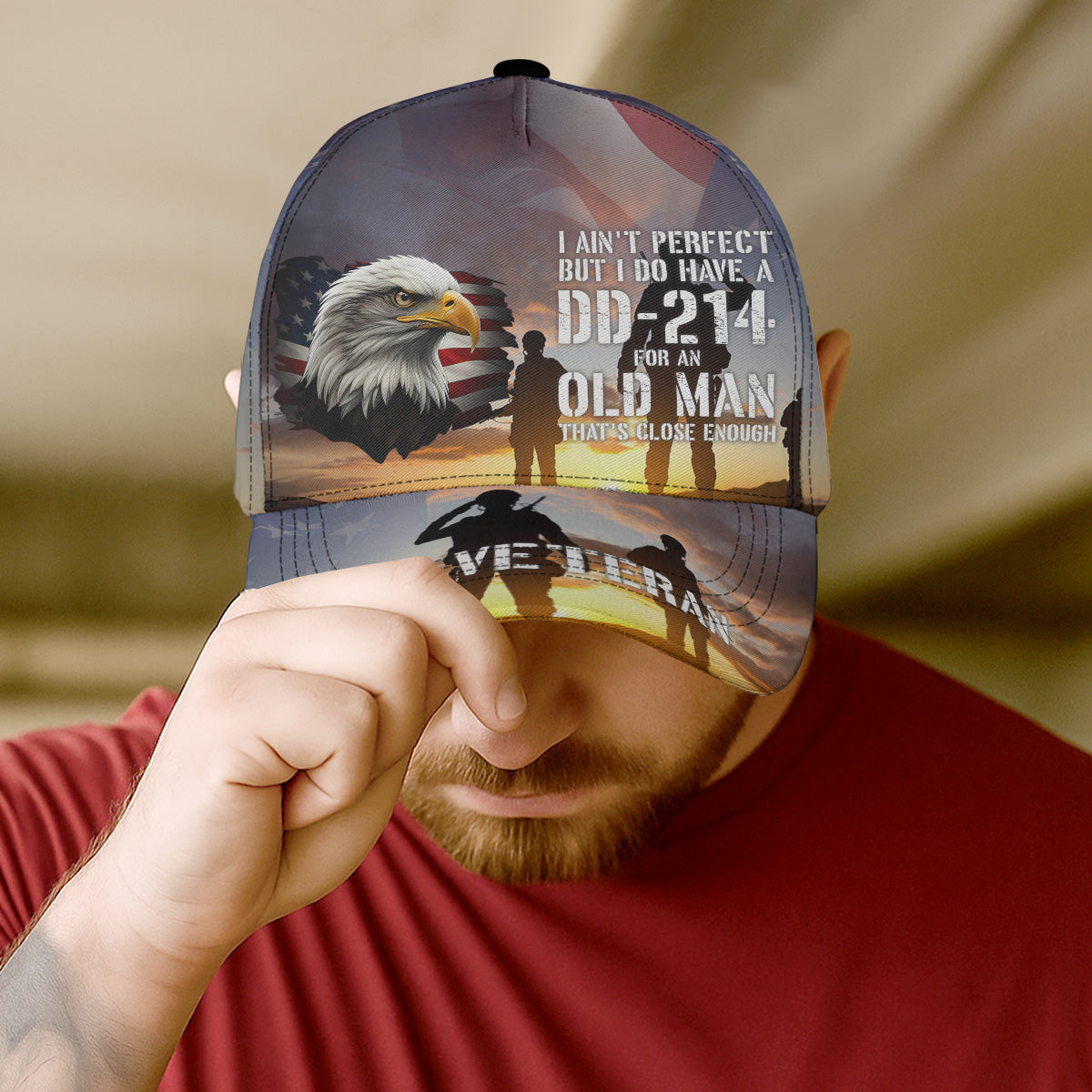 Veteran Pride DD214 All-over Print Baseball Cap Main image