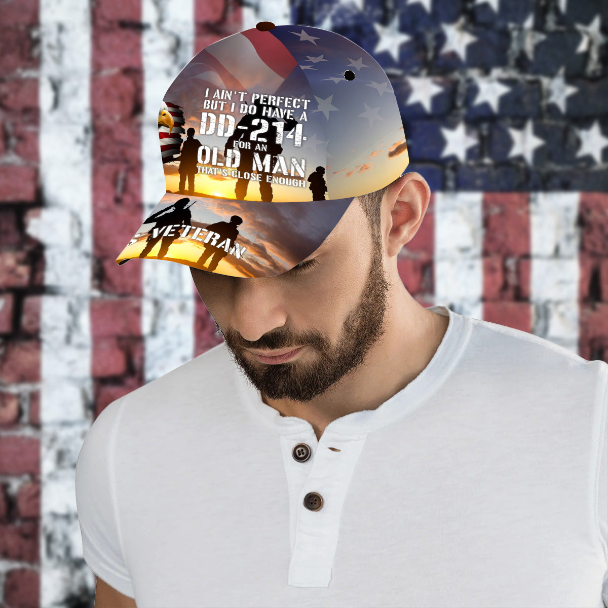 Veteran Pride DD214 All-over Print Baseball Cap