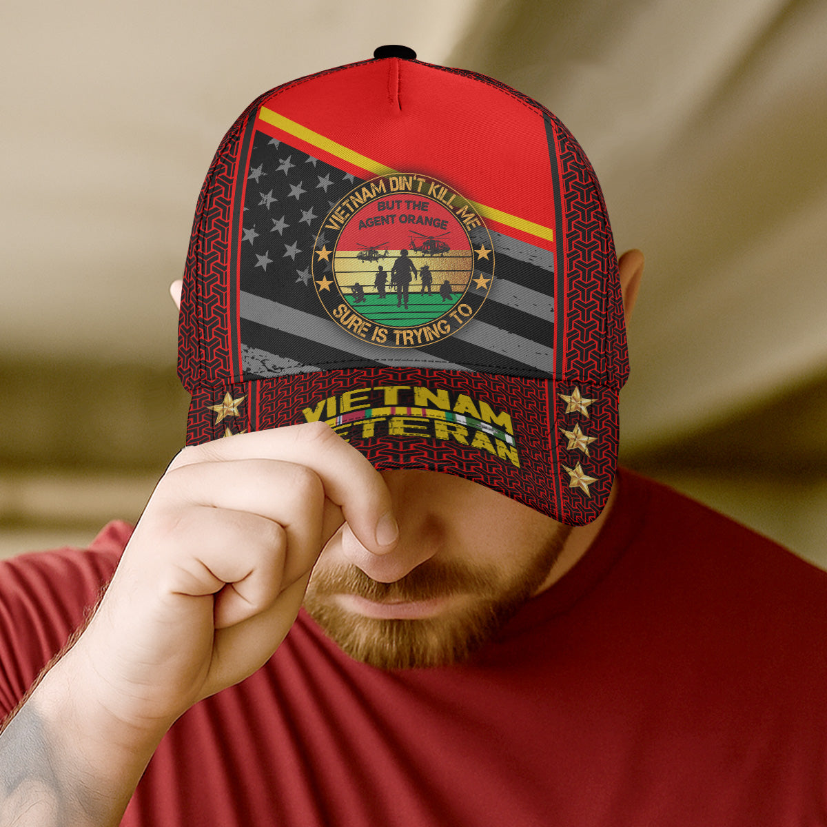 Agent Orange Fighter All-over Print Baseball Cap