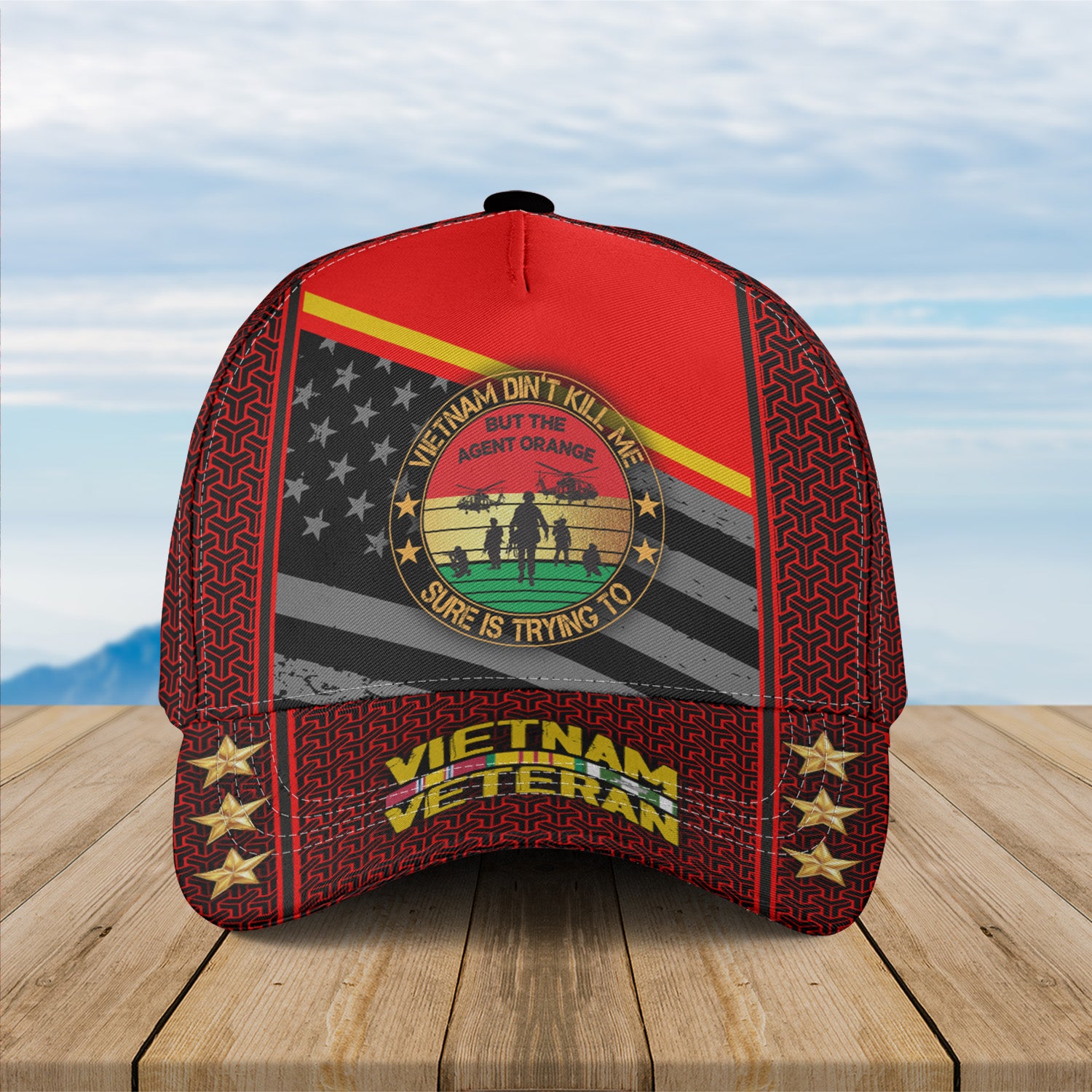 Agent Orange Fighter All-over Print Baseball Cap