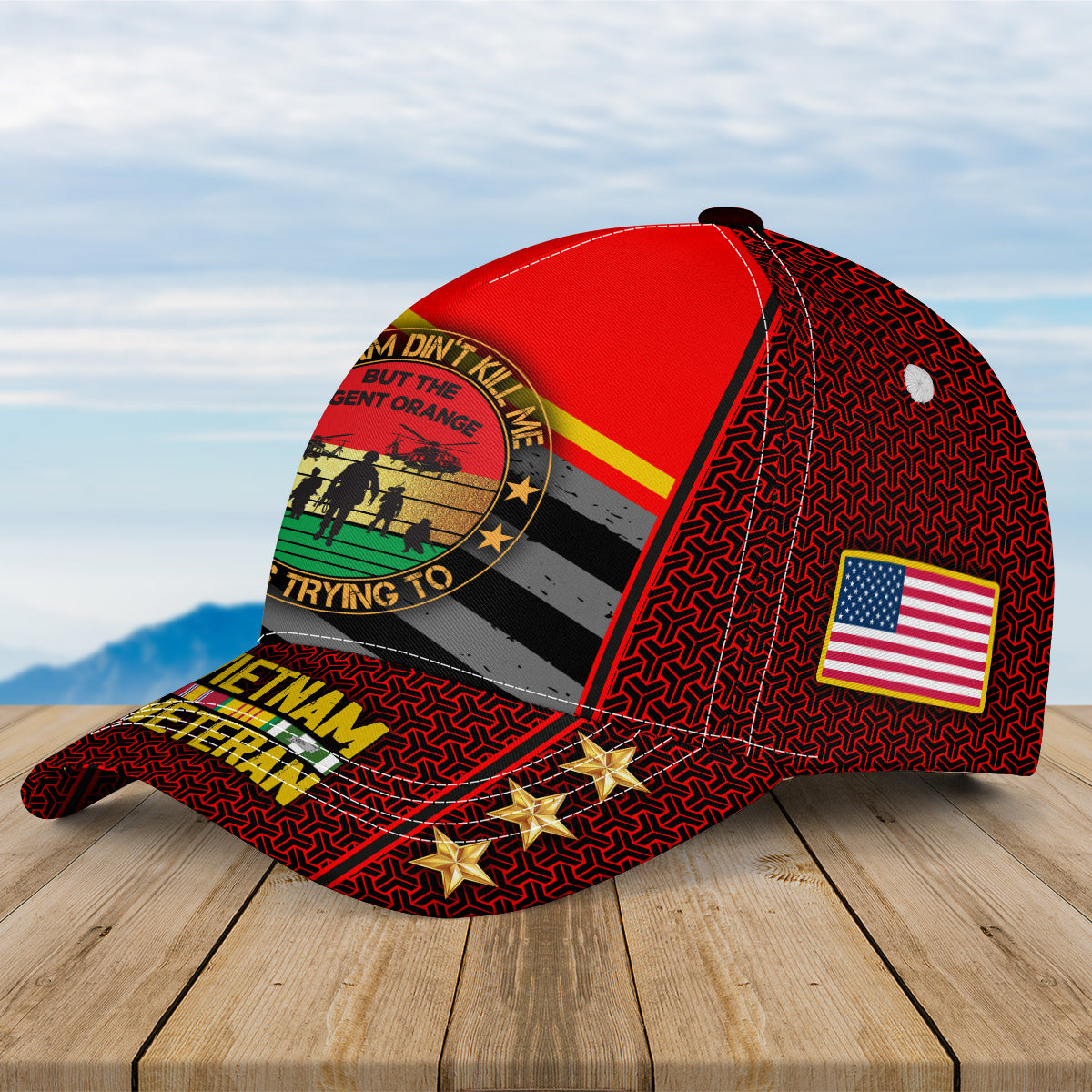 Agent Orange Fighter All-over Print Baseball Cap