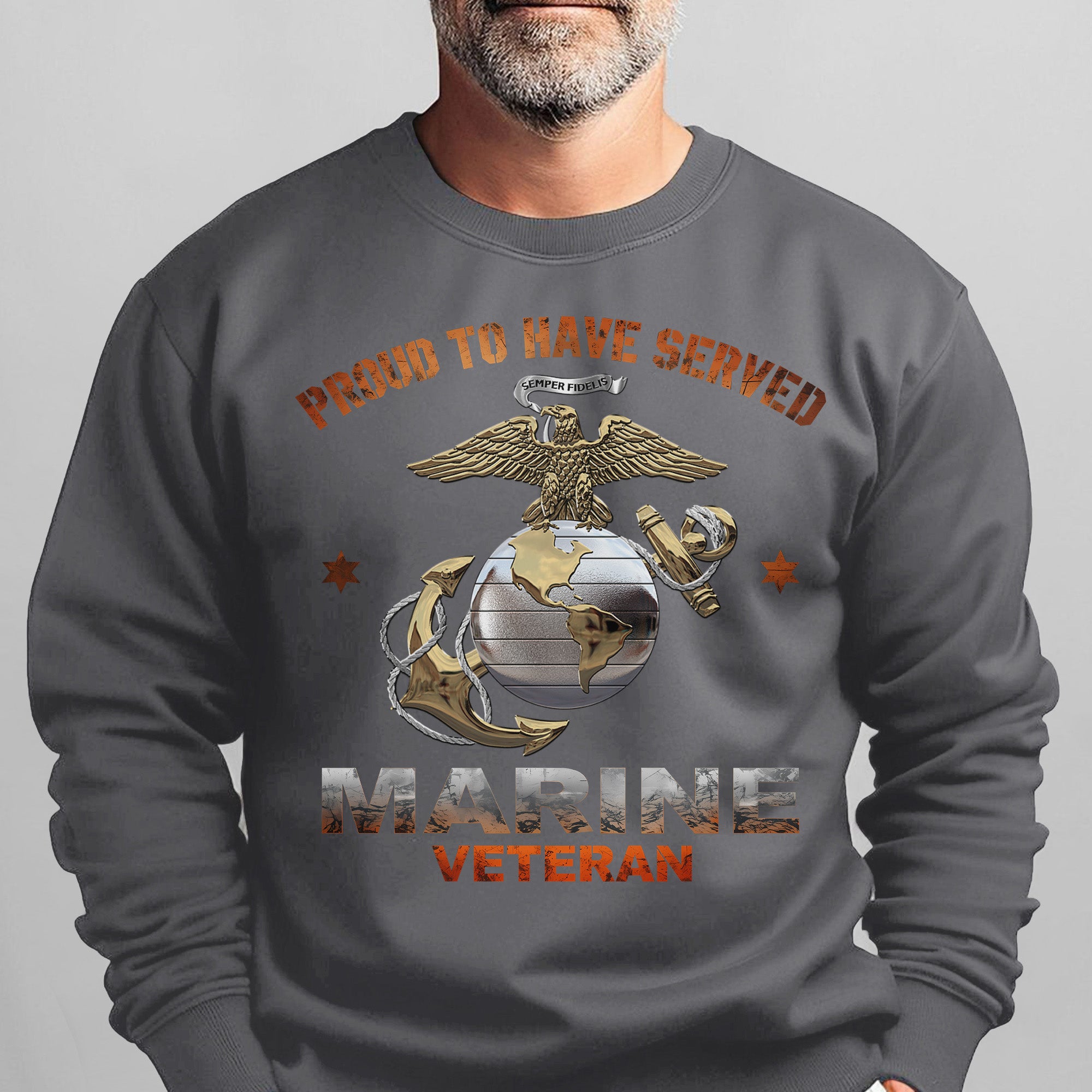 Proud to Have Served Marine Veteran Sweatshirt