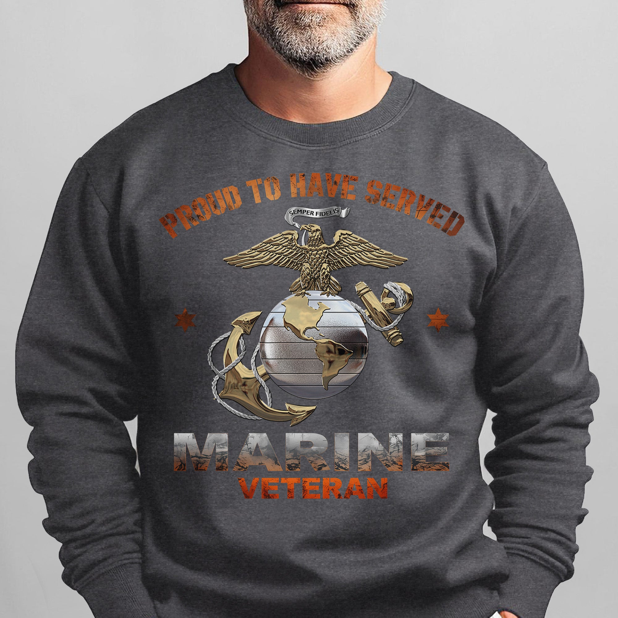 Proud to Have Served Marine Veteran Sweatshirt