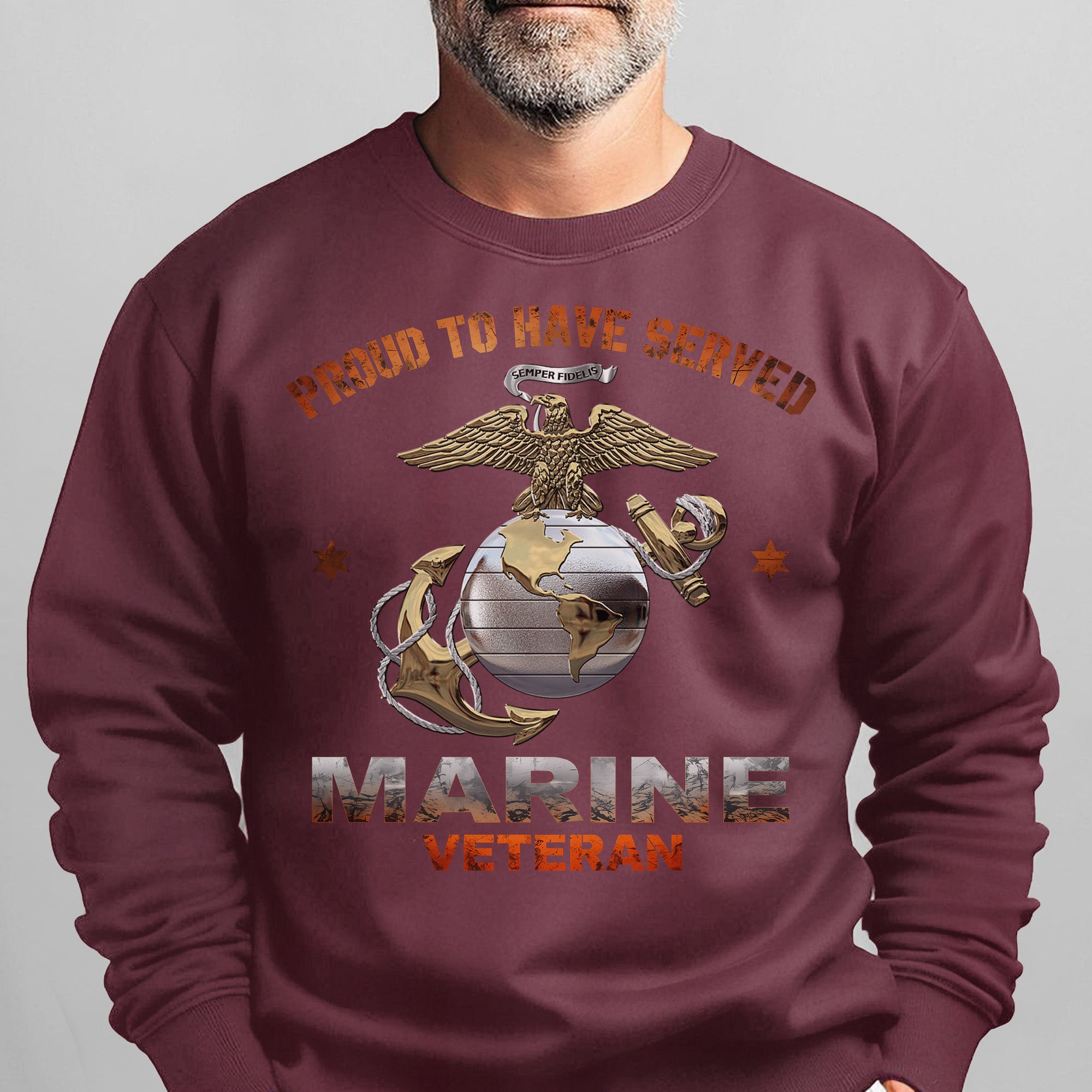 Proud to Have Served Marine Veteran Sweatshirt