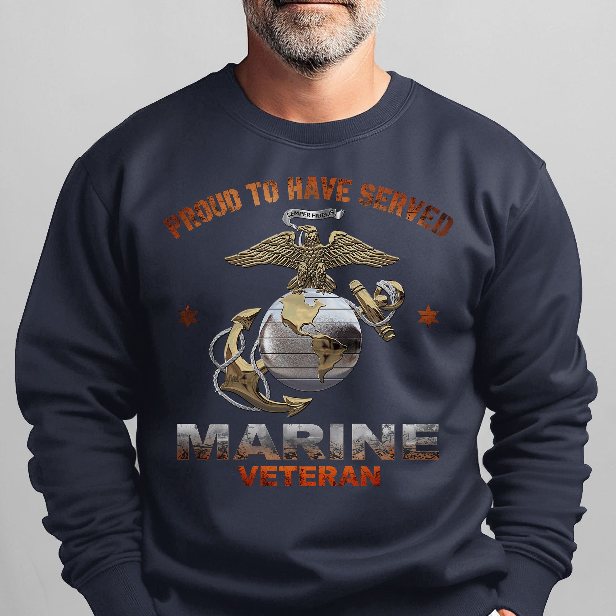 Proud to Have Served Marine Veteran Sweatshirt