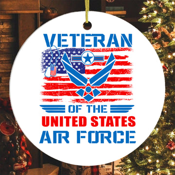 U.S. Air Force Veteran Pride Ornament