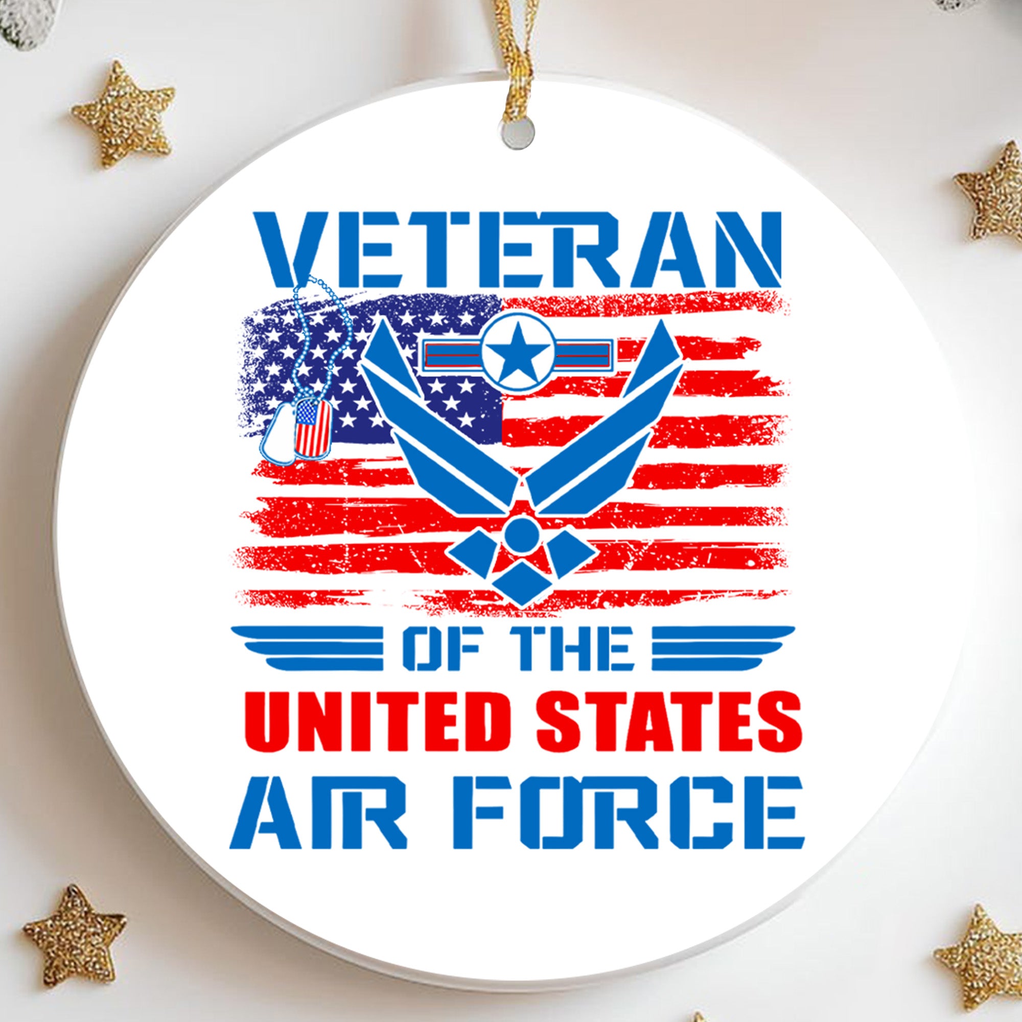 U.S. Air Force Veteran Pride Ornament Secondary image