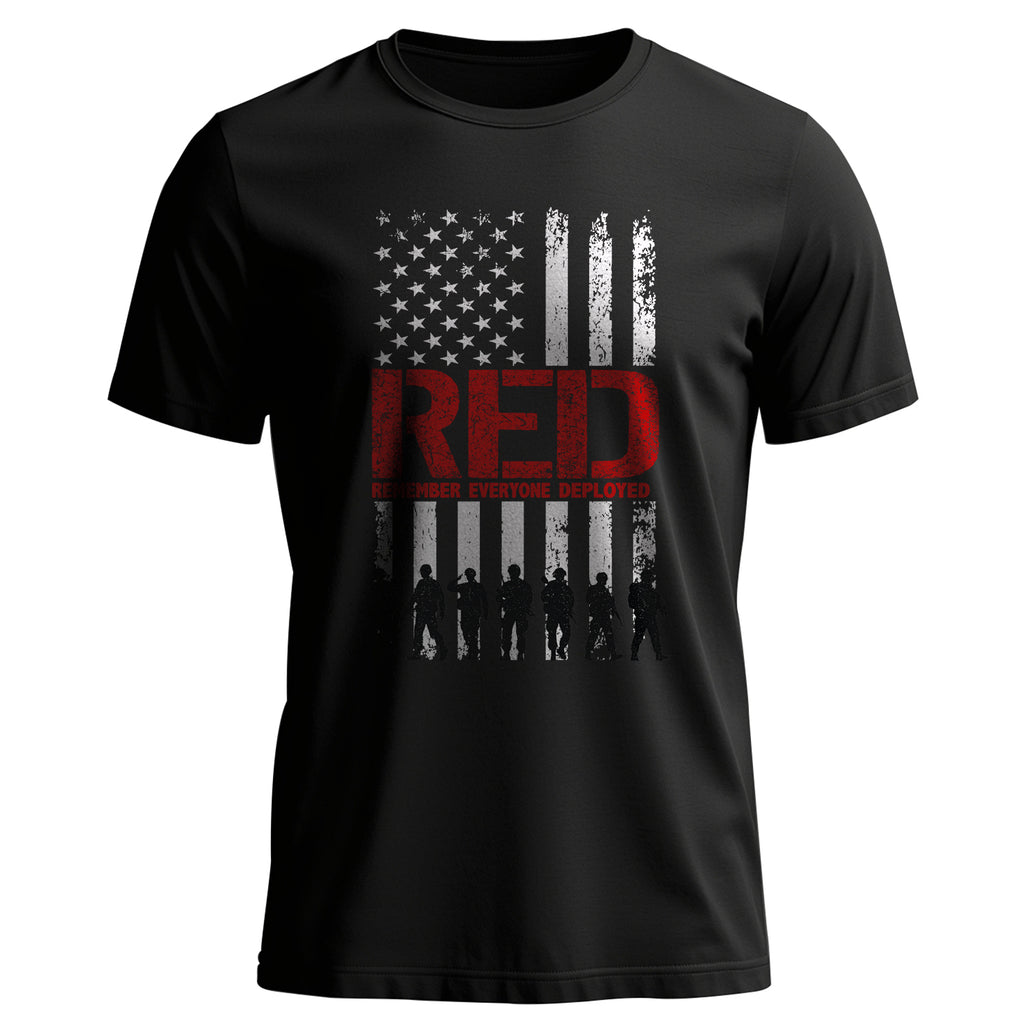 RED Remember Everyone Personalized T-Shirt