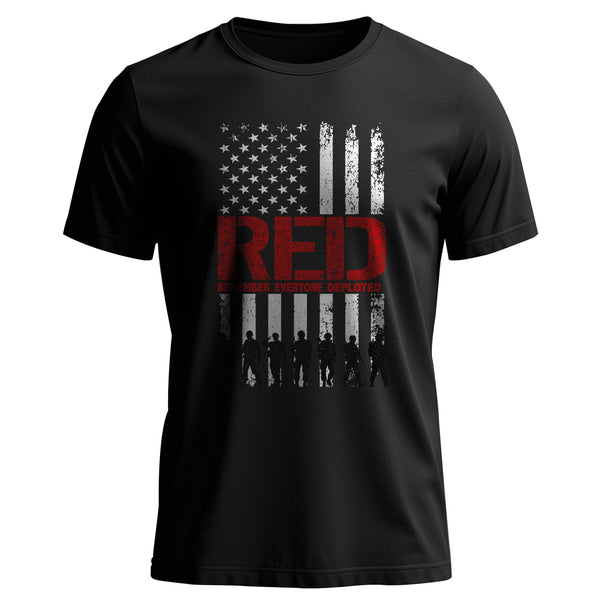 RED Remember Everyone Personalized T-Shirt