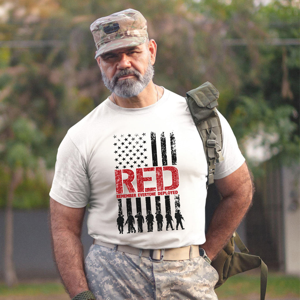 RED Remember Everyone Deployed Personalized T-Shirt