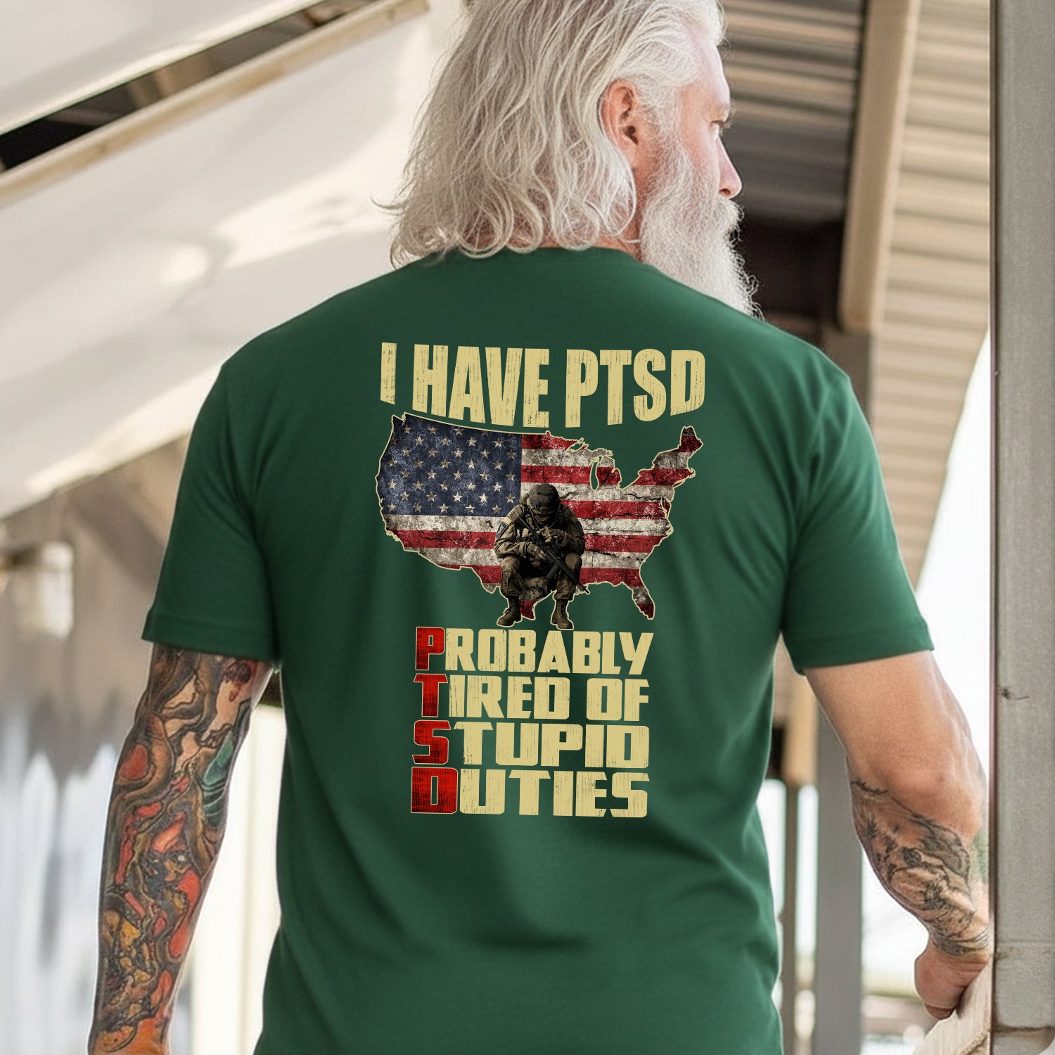 I Have PTSD Probably Tired of Stupid T-Shirt