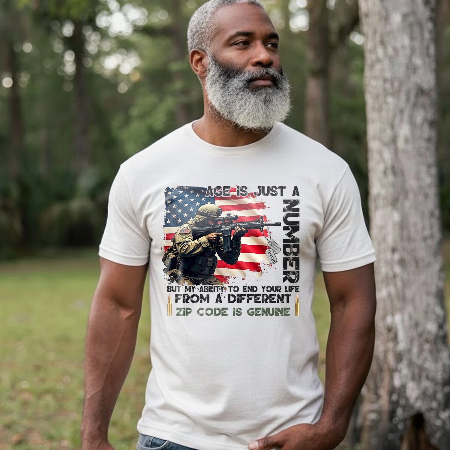 Age Is Just a Number My Personalized T-Shirt Secondary image