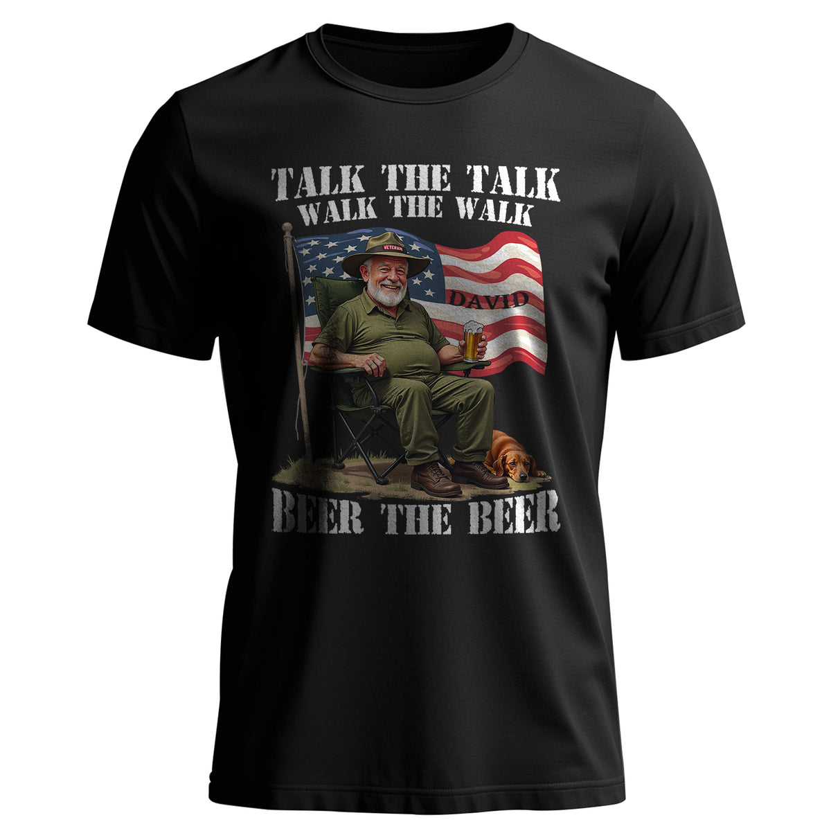Talk the Talk Walk the Walk Personalized T-Shirt Main image