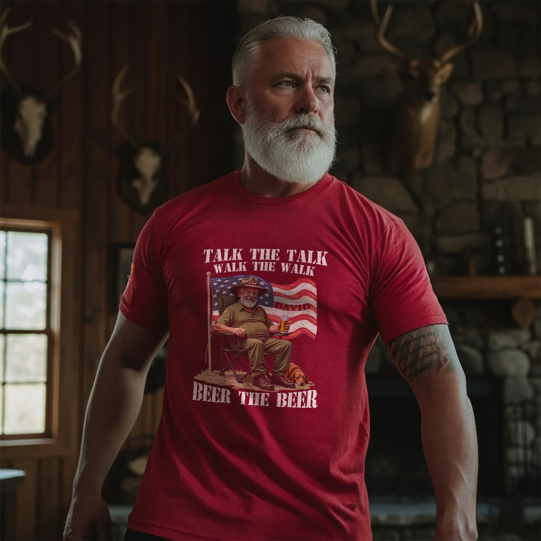 Talk the Talk Walk the Walk Personalized T-Shirt