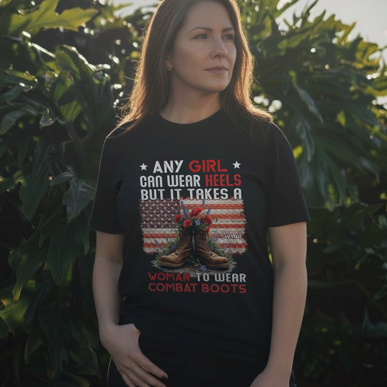 It Takes a Woman to Wear Personalized T-Shirt