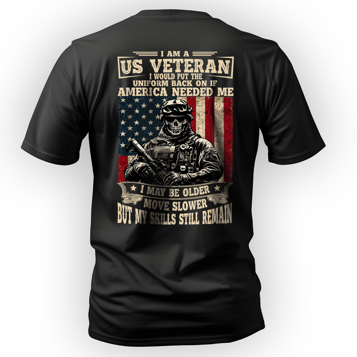 I Am a US Veteran I’d Wear Personalized T-Shirt Main image