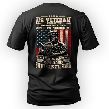 I Am a US Veteran I’d Wear Personalized T-Shirt