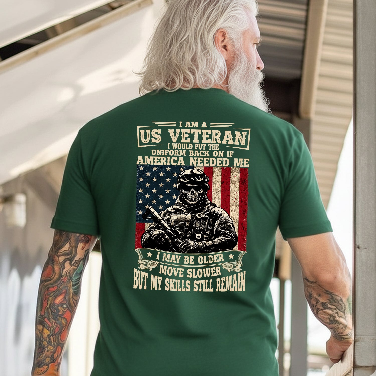 I Am a US Veteran I’d Wear Personalized T-Shirt