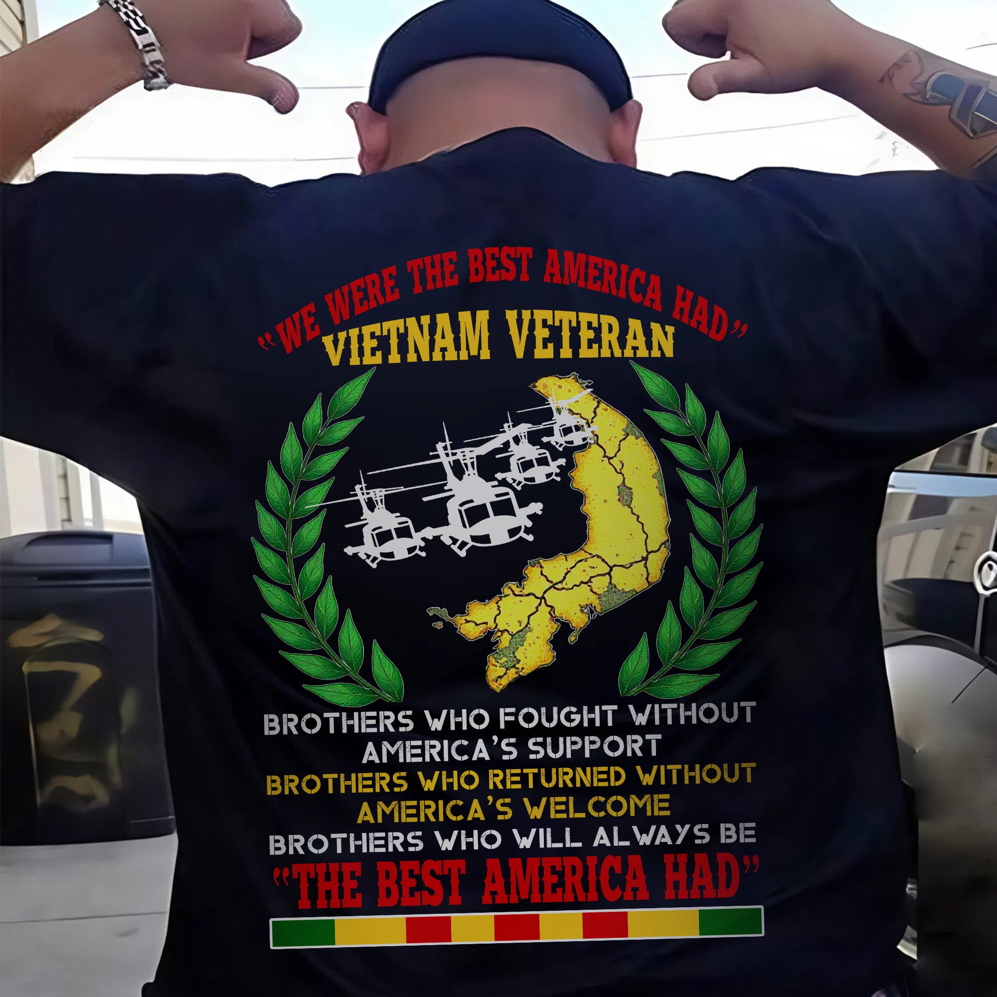 Vietnam Veteran Brothers Who Fought Without Support US Military Still the Best America Had T-Shirt