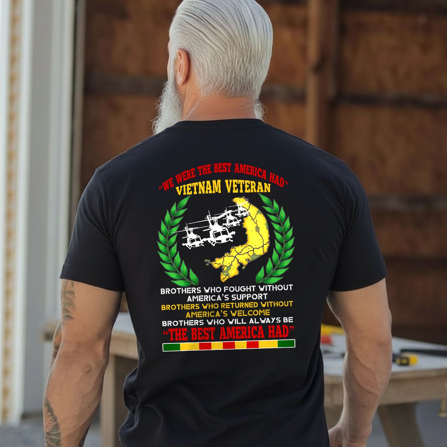 Vietnam Veteran Brothers Who Fought T-Shirt Secondary image