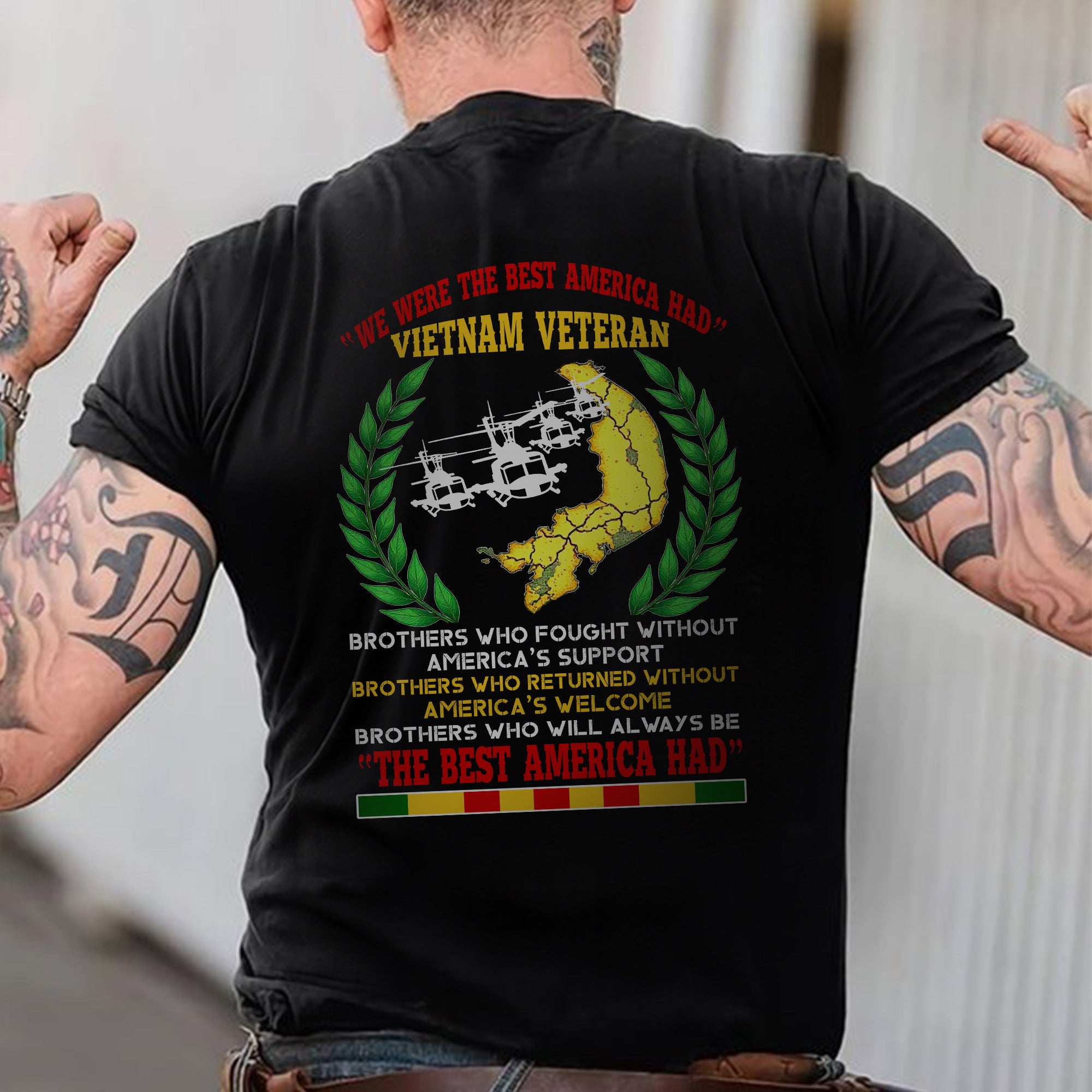 Vietnam Veteran Brothers Who Fought Without Support US Military Still the Best America Had T-Shirt