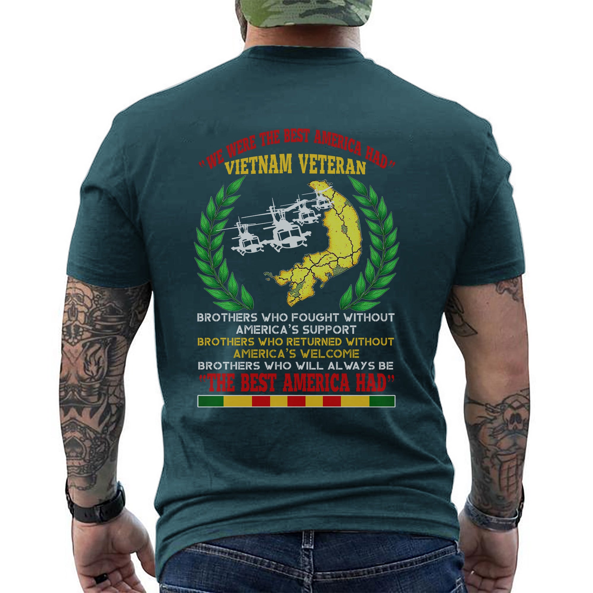 Vietnam Veteran Brothers Who Fought Without Support US Military Still the Best America Had T-Shirt