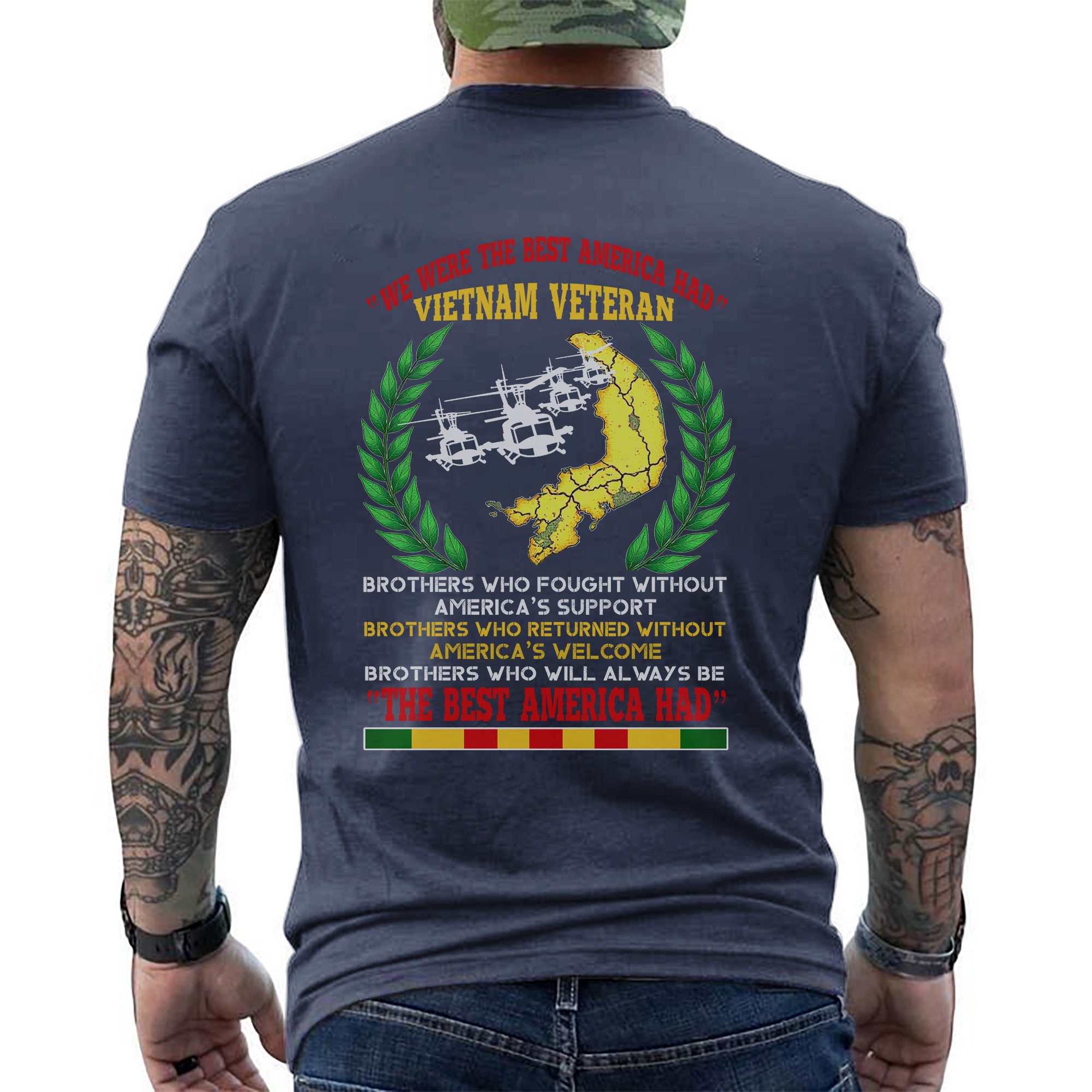 Vietnam Veteran Brothers Who Fought Without Support US Military Still the Best America Had T-Shirt
