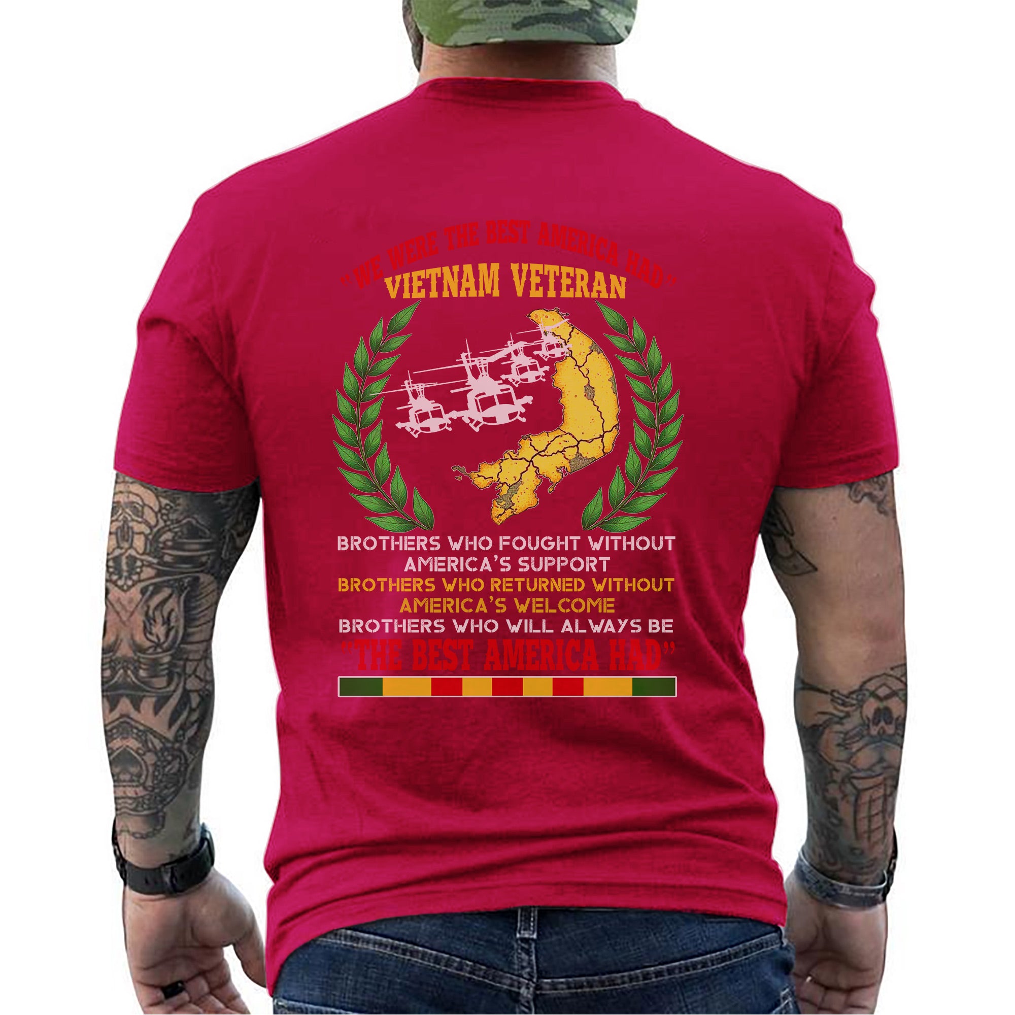 Vietnam Veteran Brothers Who Fought Without Support US Military Still the Best America Had T-Shirt