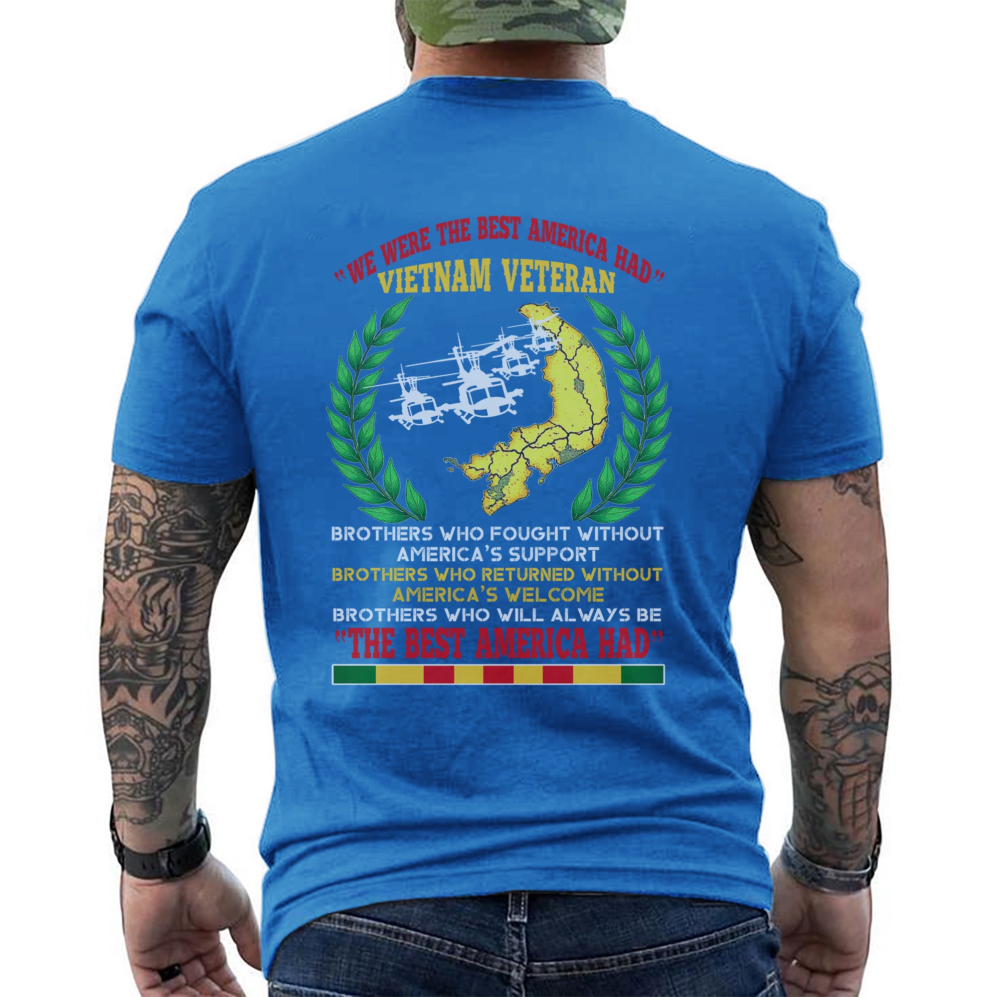 Vietnam Veteran Brothers Who Fought Without Support US Military Still the Best America Had T-Shirt