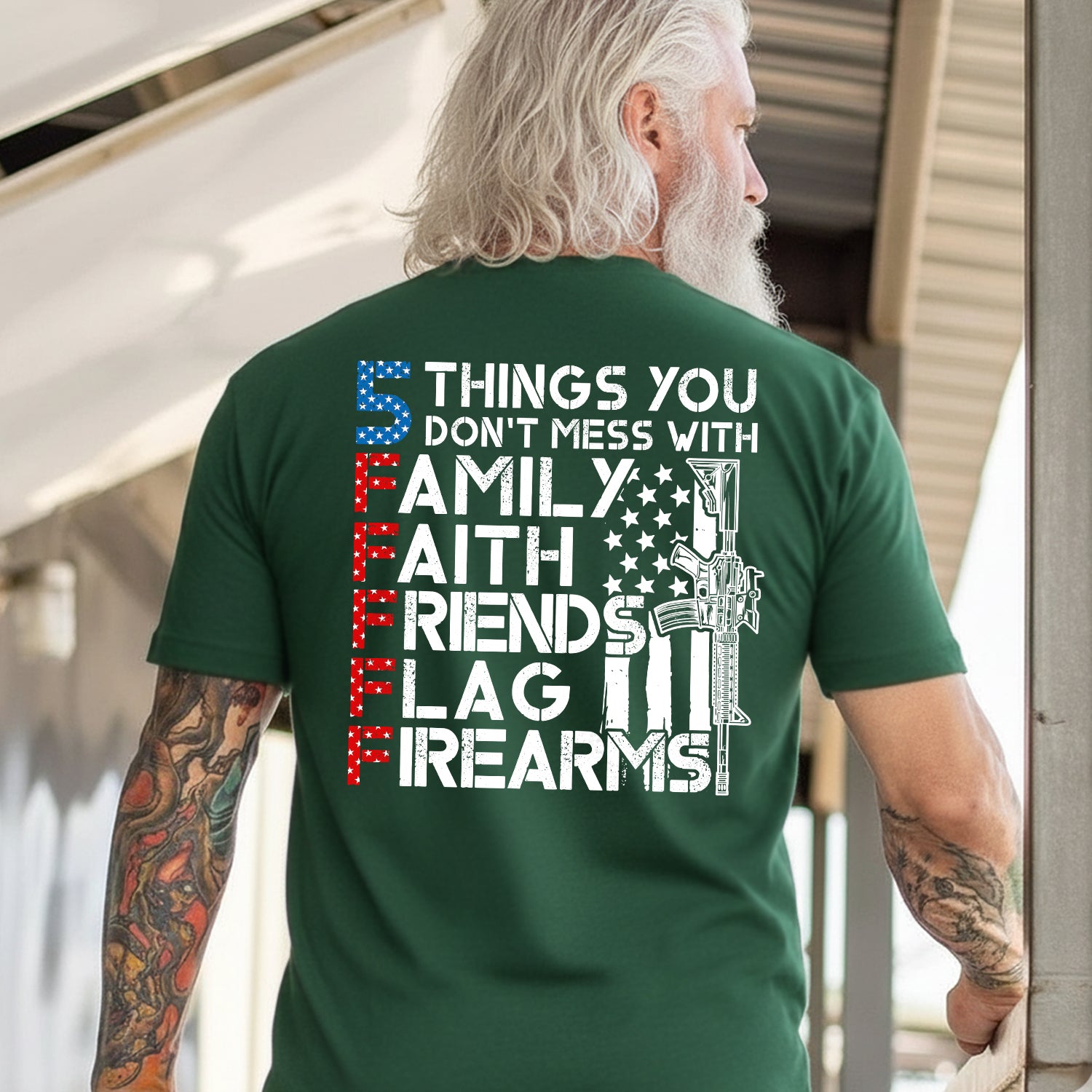 5 Things You Don’t Mess With Family Faith T-Shirt