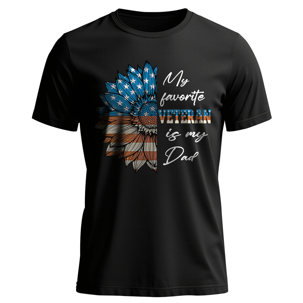 My Favorite Veteran Is My Dad Proud US T-Shirt