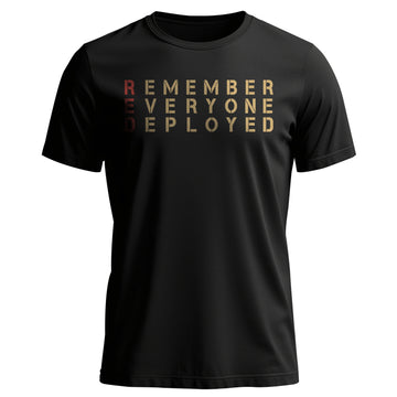 RED Until They All Come Home Remember T-Shirt