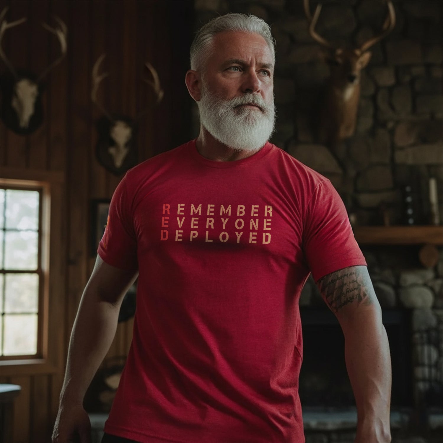RED Until They All Come Home Remember T-Shirt Secondary image